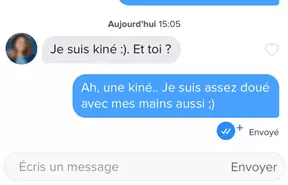 Exemple de sexualisation par message.