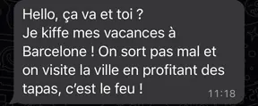 Message Whatsapp plus mature.